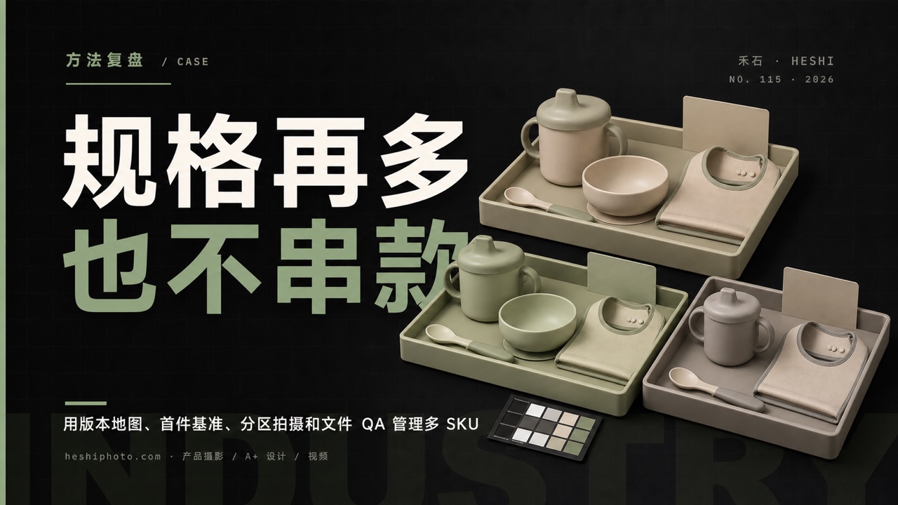 母婴用品多规格多颜色多配件批量拍摄工作表封面