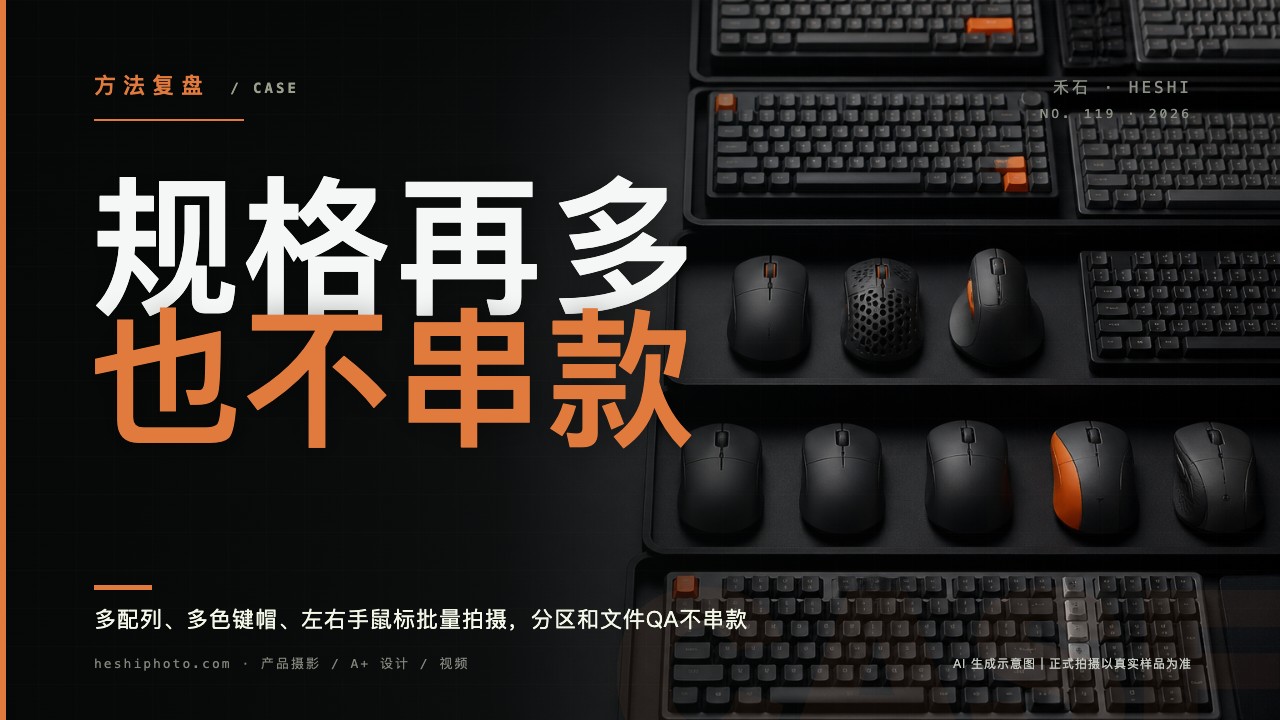 键鼠多配列多色键帽左右手鼠标批量拍摄工作表封面