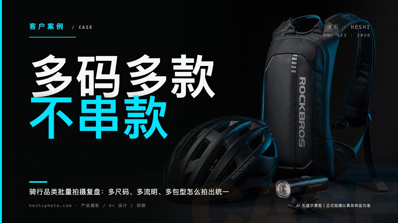 头盔车灯骑行包组合电光青暗调封面