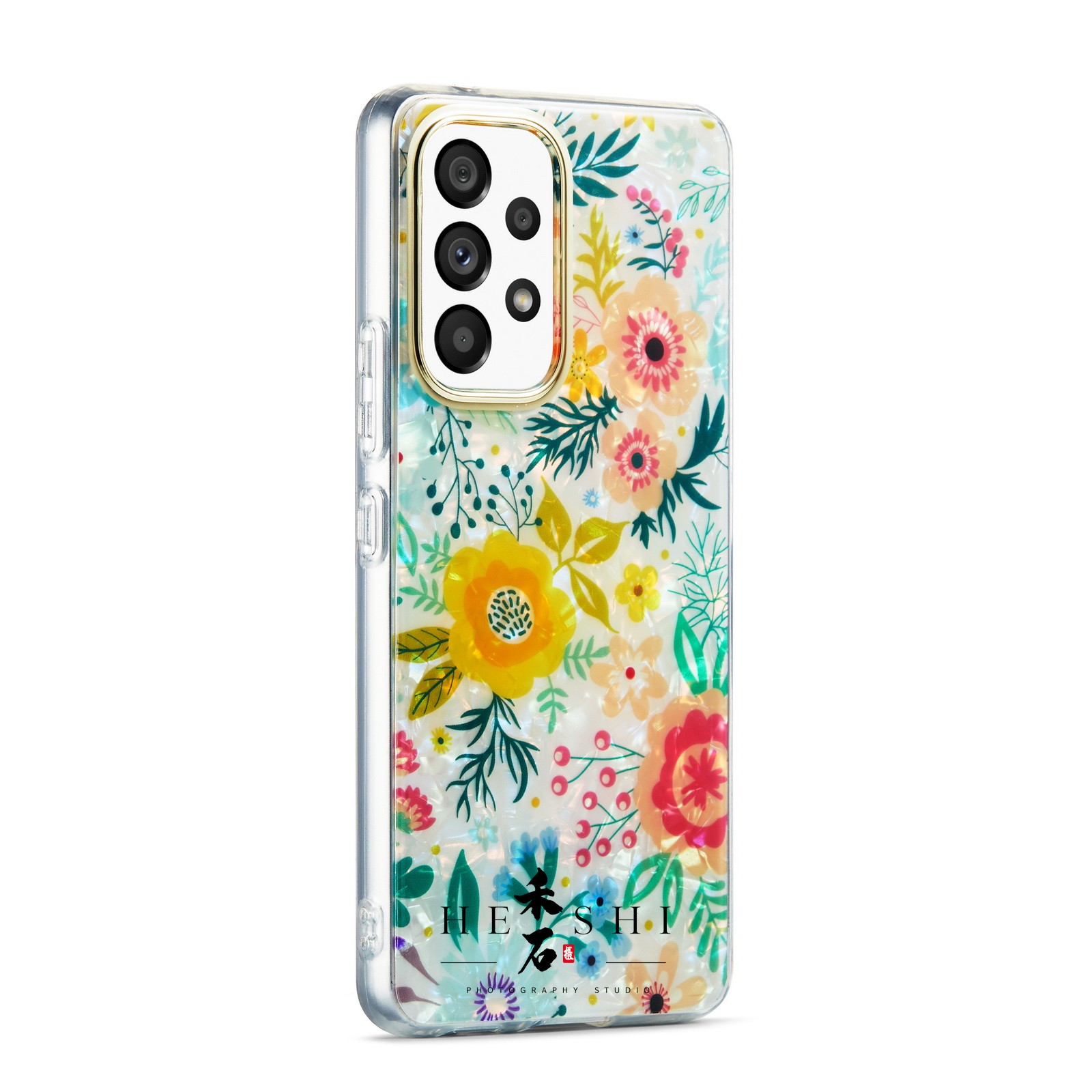 SamsungGalaxy花卉手机壳 · 3C数码 产品拍摄案例 - 禾石商业摄影