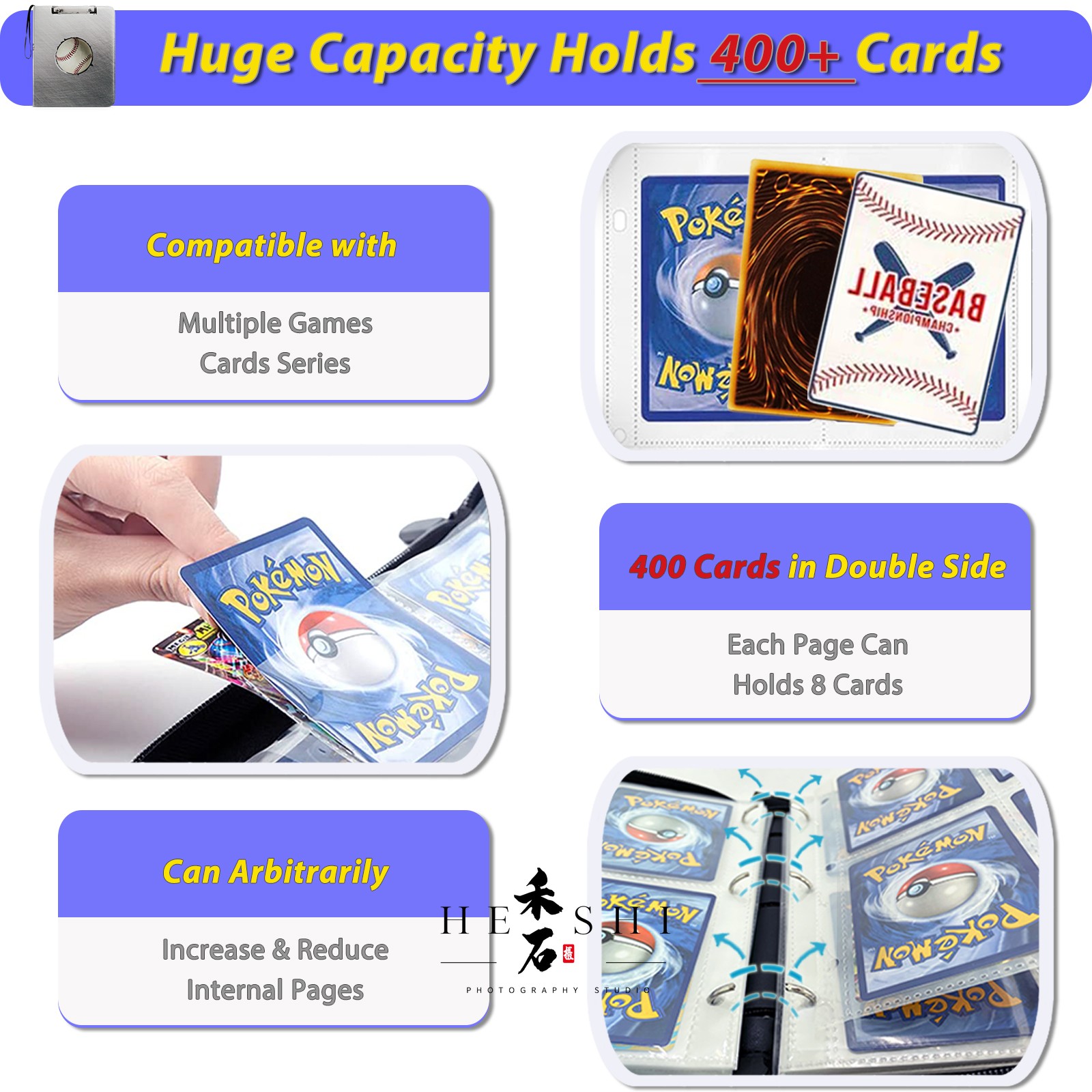 宝可梦卡牌收纳包 · 礼品 产品拍摄案例 - 禾石商业摄影